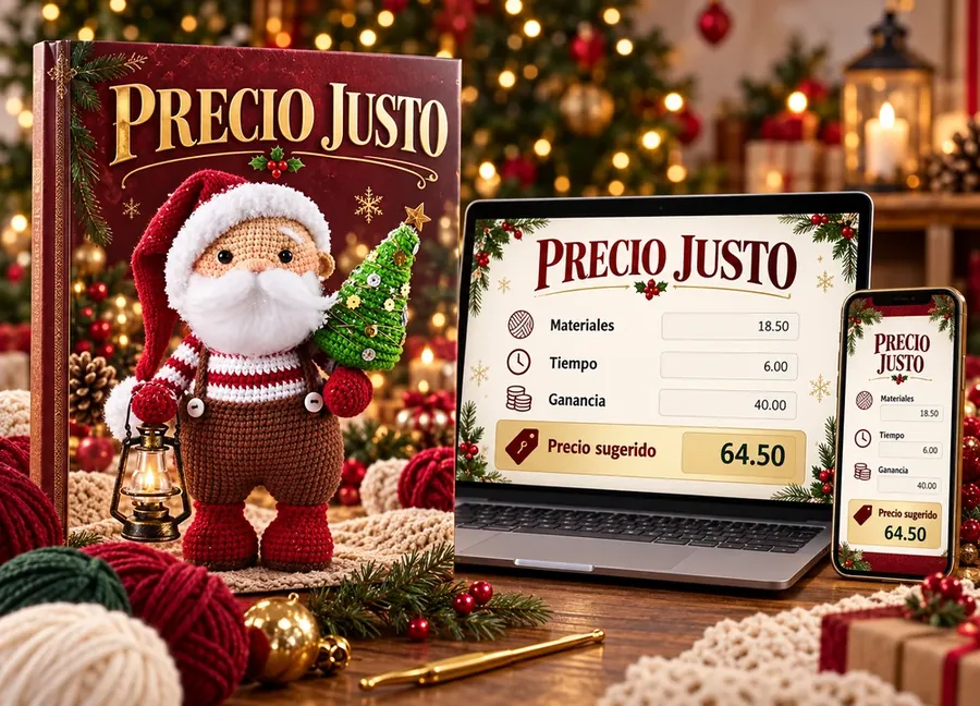 La Calculadora de Precio Justo abierta en una pantalla