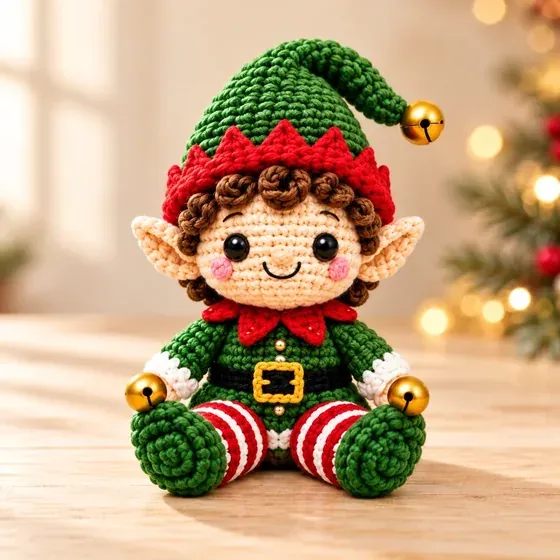 Duende con gorro verde